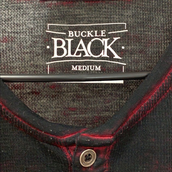 Buckle Black Men’s Medium Shirt - Picture 2 of 4